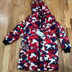 Colorful Camouflage Hooded Jacket